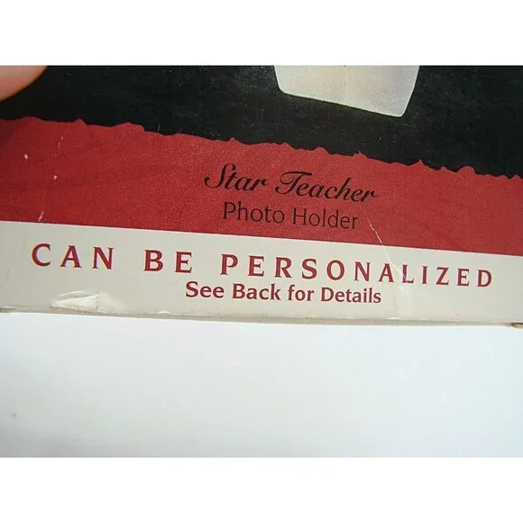 1993 Hallmark Keepsake Ornament Star Teacher White Bear Holiday or Gift Vtg NEW - Picture 7 of 11